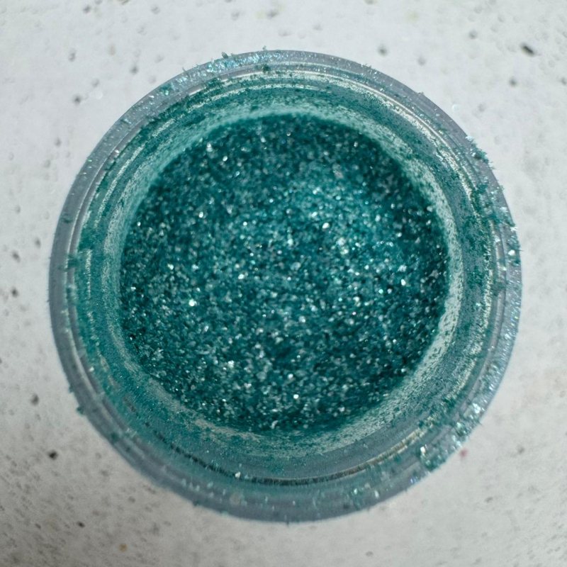 Изображение Глиттер мелкая фракция бирюза